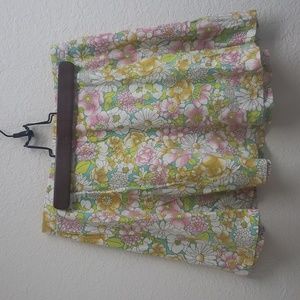 Forever 21 Floral Daisy Skirt Retro EUC